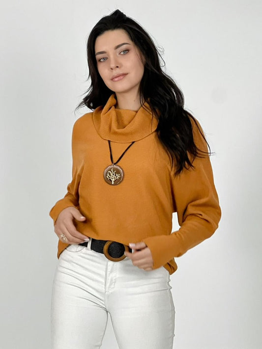 Enigmática Sweater spandex de lana